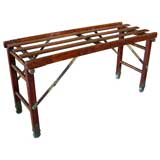 Antique A Canadian Industrial Design Drying Rack with Collapsible Legs