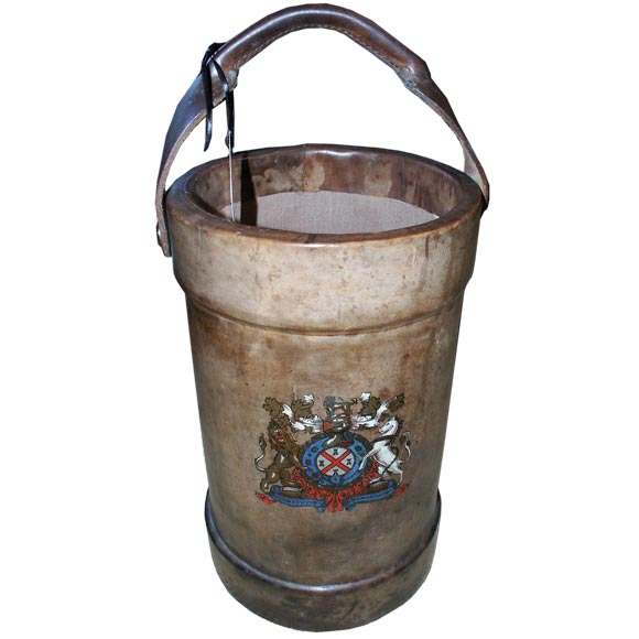 Leather Fire Bucket