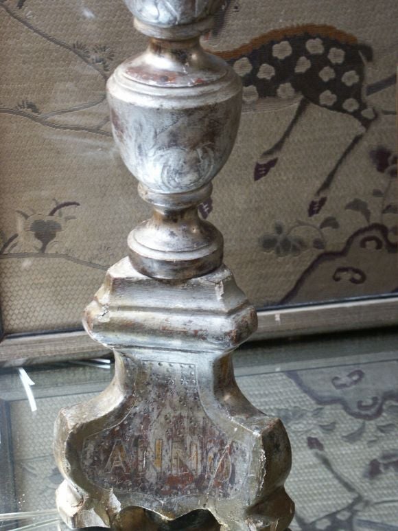 Pair of  Pricket  Lamps