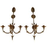 Pair of 19th C  Sconces