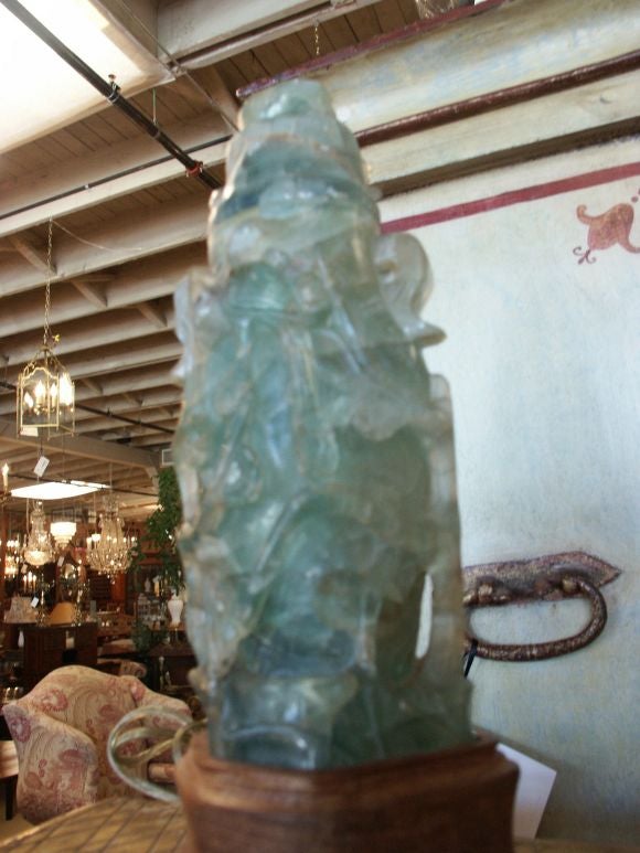 Flourite Carving Lamp