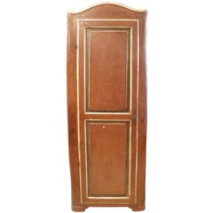 Italian Baroque Painted Corner Cupbaord