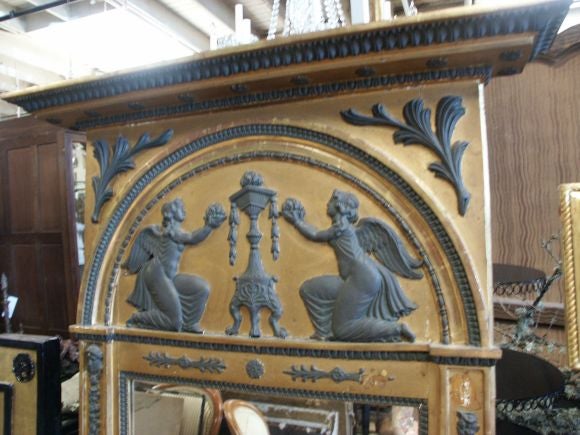 19th C Empire Pier Mirror