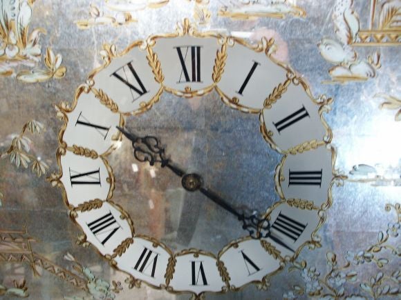 Chinoiserie Mirrored Clock 3