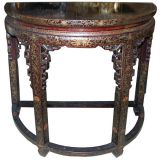 Asian Demilune Table