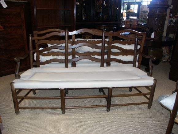 19th C French Country Bench