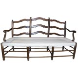 19th C French Country Bench