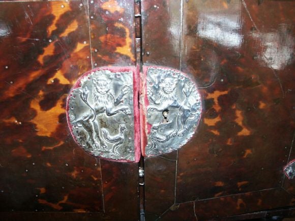 Large 18th C Tortoise Shell Box