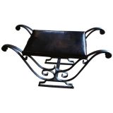 Antique Early 20th C Iron Bench