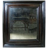 Antique Early 19th C Dutch Frame with Antiqued Mirror