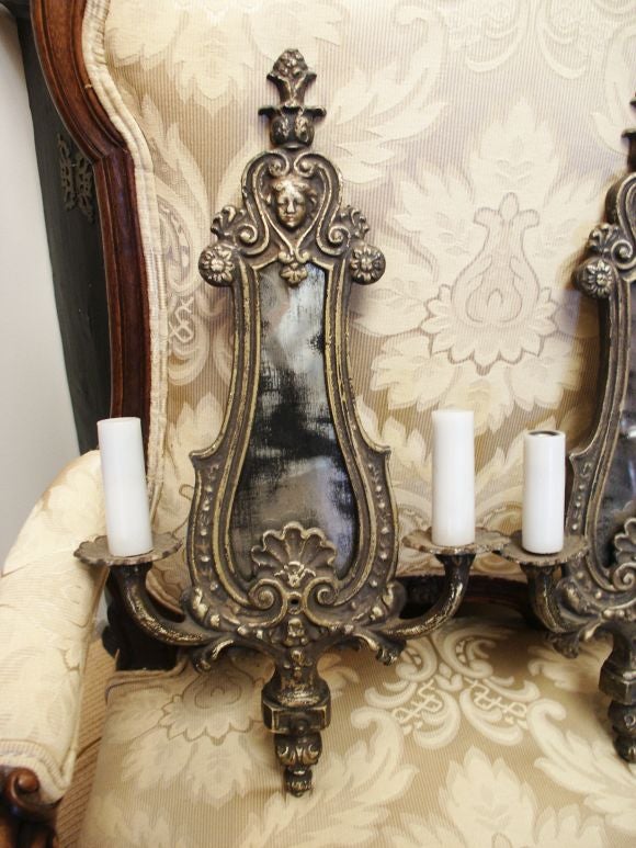 Pair of Art Noveau Style Sconces