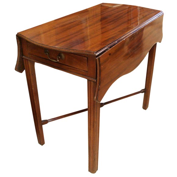 19th C Mahogany Pembroke Table For Sale