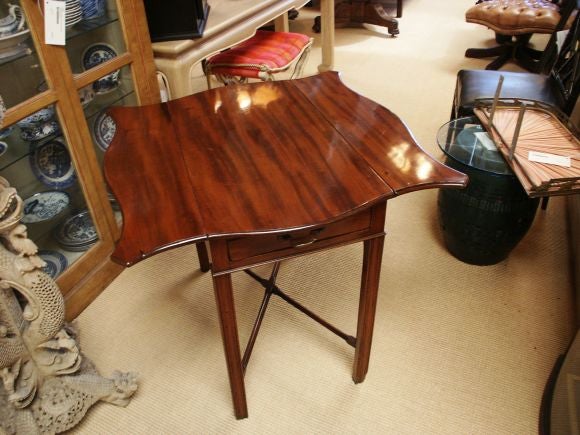 19th Century 19th C Mahogany Pembroke Table For Sale