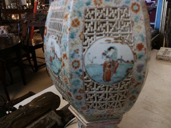 20th Century Antique Chinese Porcelain Lantern