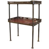 Tiered Italian Mahogany Shelf