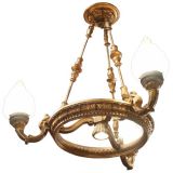 LouisXVI Style Giltwood Chandelier
