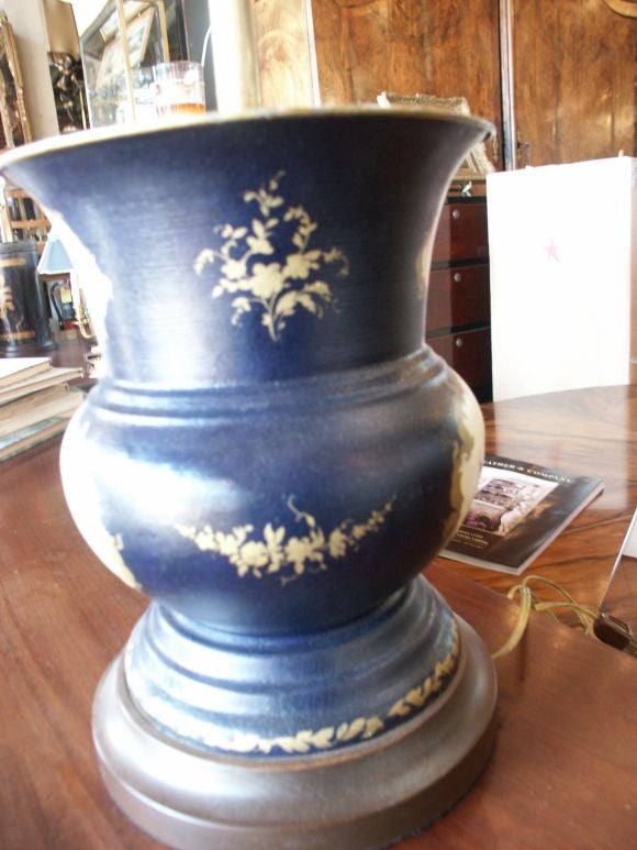 Paintd Tole Lamp