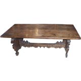 Spanish Baroque Walnut Table