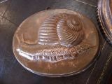 Antique Snail Copper Mold