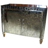 Mirrored Console  Cabinet
