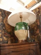 Old French Pottery Lamp
