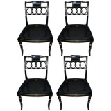 Set of four Neoclassical Chairs By Baker Knapp & Tubbs, Inc.