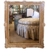 Mirror With Antique Carved Wood Frame