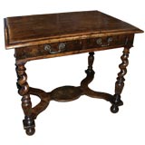 18th C William and Mary Walnut Side Table