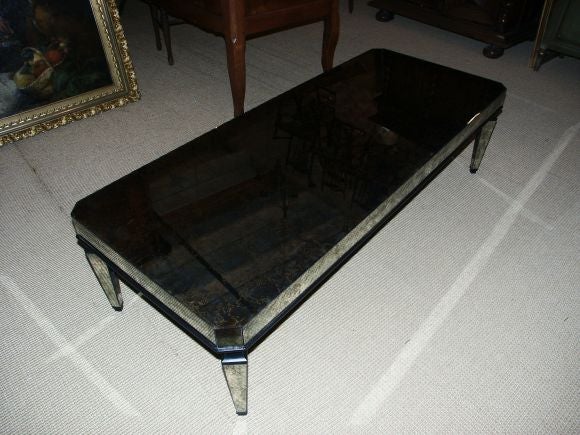 Mid 20th C Mirrored Coffee Table
