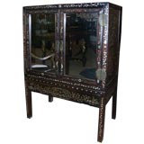 Antique 19th C Asian Cabinet With MOP