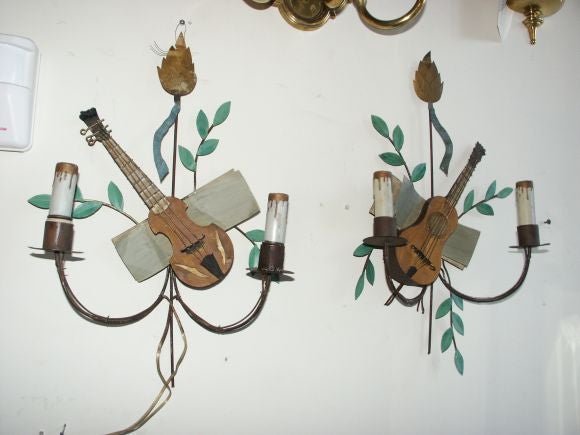 Musical Motif Sconces