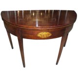 American Demi-lune Game Table American Demi-lune Game Table