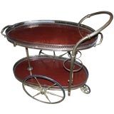 Italian Made Tray  Table Tea Cart