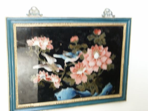 Set of Seven Chinese Export Reverse Paintings on Glass 1
