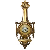 Decorative 20thC Italian Giltwood Barometer
