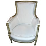 Antique French Painted Arm Chair