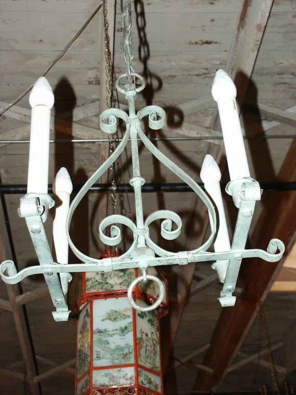 Tuscan Iron Chandelier