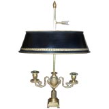 Antique Bouillotte Lamp in Bronze
