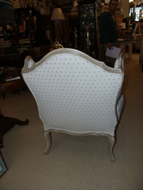 Louis XV Style Paint Decorated Arm Chair 2