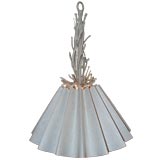 Painted Iron Coral Custom Hanging Light