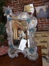 Antique Table Top Venetian Mirror