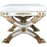 Decorative Italian Giltwood Bench