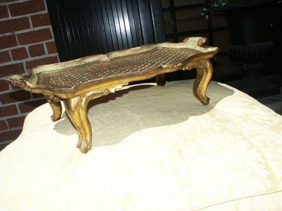 Early 20th C Florentine Bed Tray