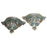 Pair of Large Giltwood  Wall Brackets