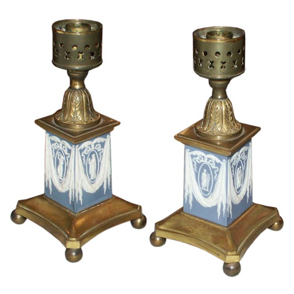 Pair of Wedgewood Lamps