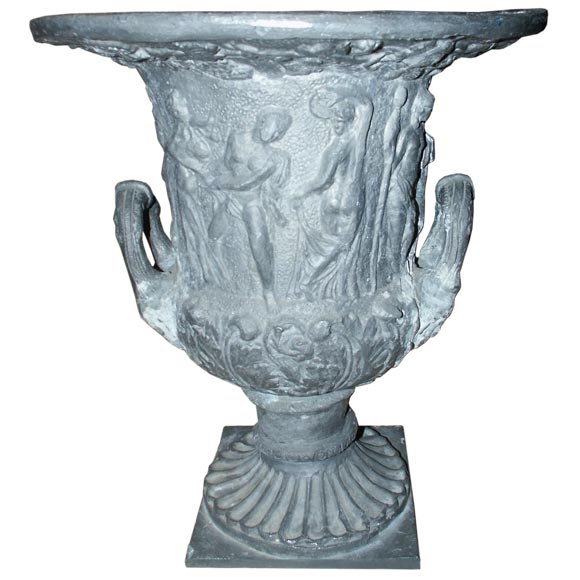 Neoclassical Style Garden Urn For Sale