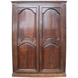 Beautiful Pair of Early 19th C  French Oak Doors In Later Frame