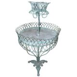 Antique Victorian Iron Tiered Plant Stand