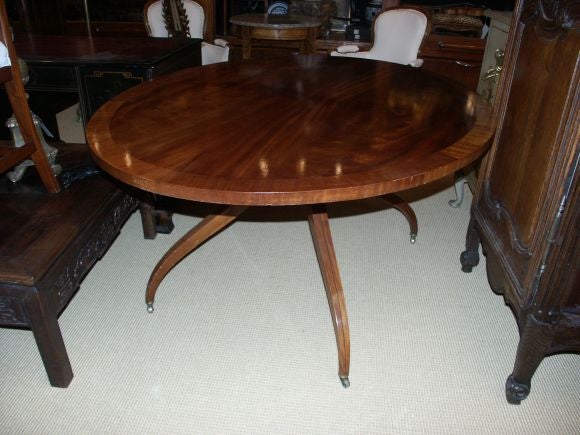 Oval Mahogany Breakfast Table