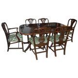 Dining Room Table and Chairs by Baker